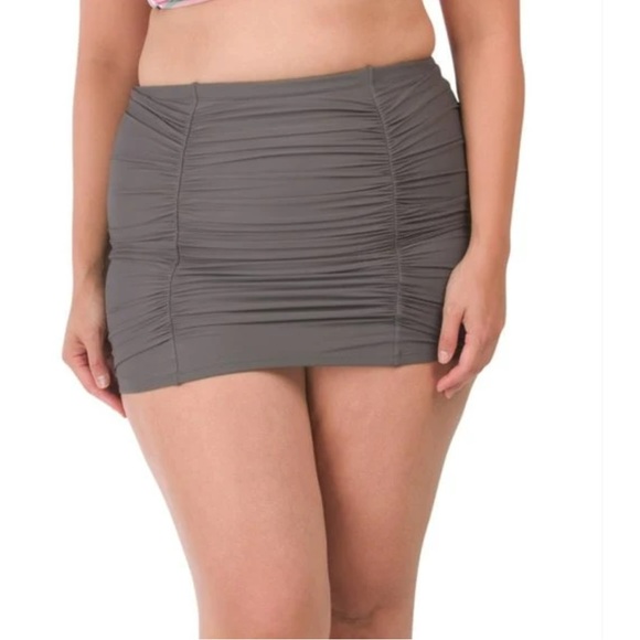 Raisins Curve Swim Skirt Costa Calina Gray Tummy Thinner Women’s Size 14W - Picture 14 of 14